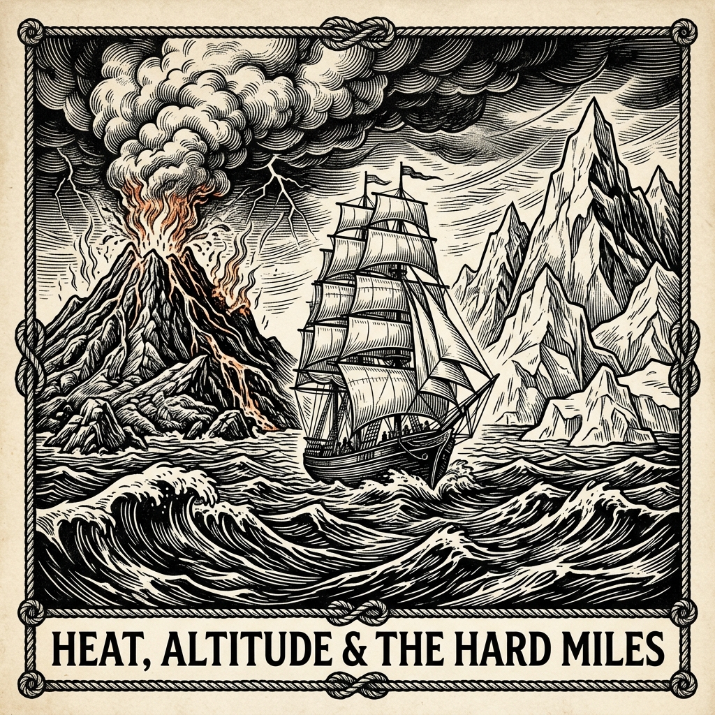 Heat, Altitude, and the Hard Miles