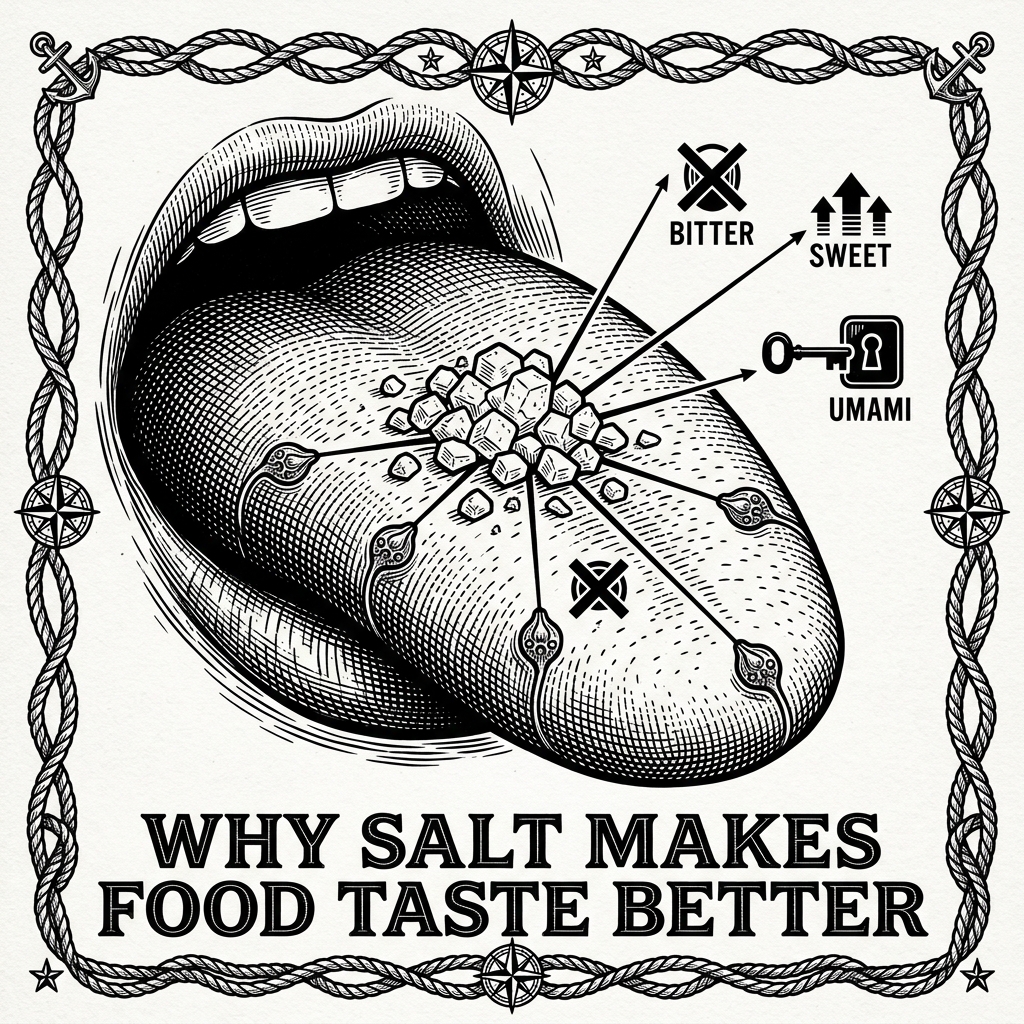 Why Salt Makes Food Taste Better